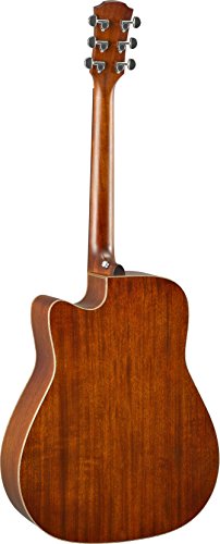 Yamaha 6 String Series Cutaway Acoustic-Electric Guitar-Mahogany