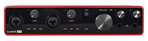 Focusrite SCARLETT Gen USB Audio Recording Interface+Studio Mic
