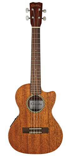 Cordoba 20TM Tenor Cutaway Acoustic-Electric Ukulele Bundle