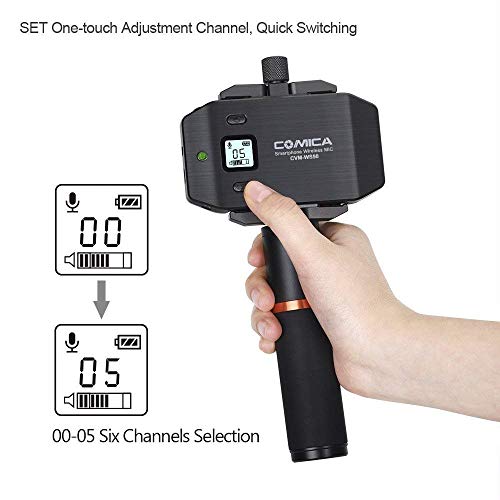 Comica Smart Phone Wireless Lavalier Microphone System