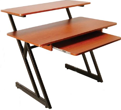 On-Stage Series Wood Studio Workstation, Rosewood