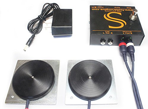 Salgo Portable Foot Drum Plus - 2 Pedals, 8 Sounds per Channel
