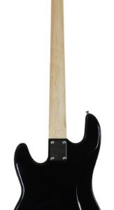 Full Size Electric Bass Guitar Starter Beginner Pack with Amp Case Strap Black - Image 4