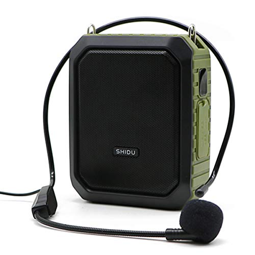 Voice Amplifier Portable with Wired Headset Microphone 18W 4400mAh Support