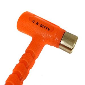 12-Ounce Brass Head Dead-Blow Fretting Hammer – Precision Tool for Gentle, Non-Marring Tapping - Image 2