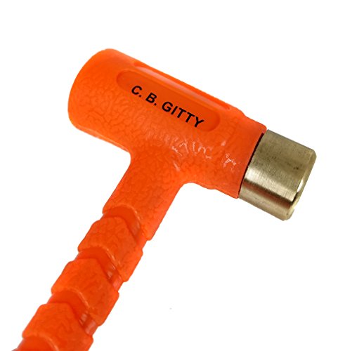 12-Ounce Brass Head Dead-Blow Fretting Hammer – Precision Tool for Gentle, Non-Marring Tapping