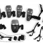 Wired Microphone Kit for Drum and Other Musical Instruments