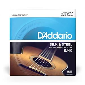 D'Addario EJ40 Silk & Steel Folk Guitar Strings - Image 2