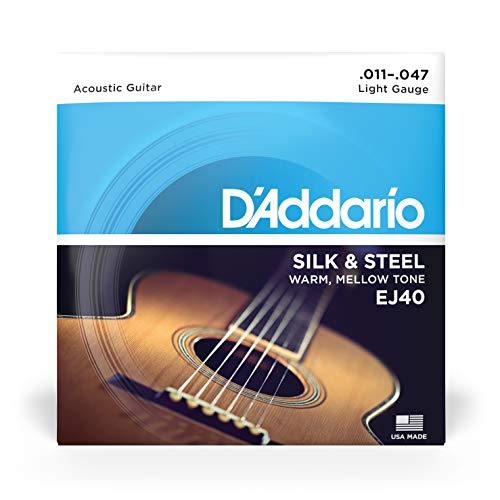 D'Addario EJ40 Silk & Steel Folk Guitar Strings