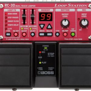Boss RC-30 Loop Station Bundle with Power Supply, Instrument Cable - Image 2