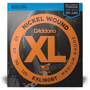 D'Addario Nickel Wound Bass Guitar Strings, Balanced Tension Medium - Image 2