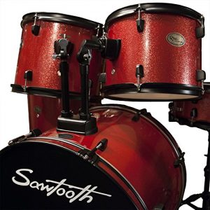 Rise by Sawtooth Full Size Student Drum Set with Hardware and Cymbals - Image 2