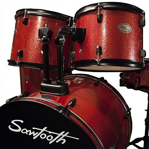 Rise by Sawtooth Full Size Student Drum Set with Hardware and Cymbals