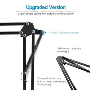 InnoGear Heavy Duty Microphone Stand with Mic Microphone Windscreen and Dual - Image 2