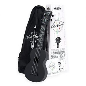 Official Kala Learn To Play Color Chord Ukulele Starter Kit for Beginners