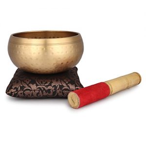 Zap Impex Beautiful New Hand Hammered Brass Singing Bowl Tibetan Meditation - Image 3