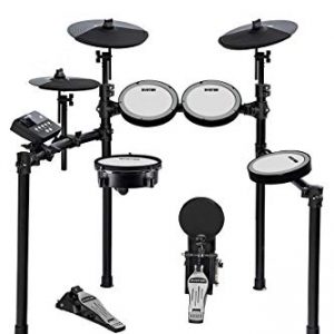 HXW Electric Drum Set 8 Piece Electronic Drum Kit With Mesh Heads