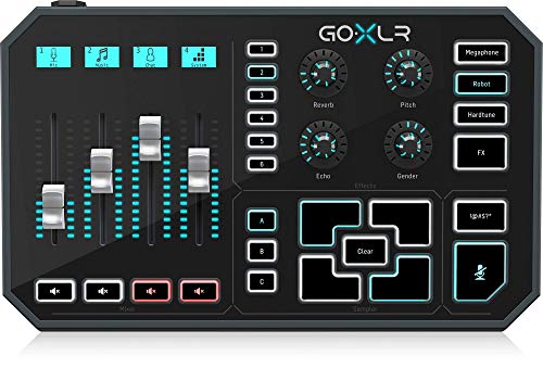TC Helicon GO XLR 4-Channel Mixer for Online Broadcasting Bundle