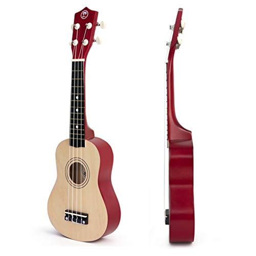 Soprano Basswood Ukulele 21inch Starter Kit for Beginner with Gig Bag
