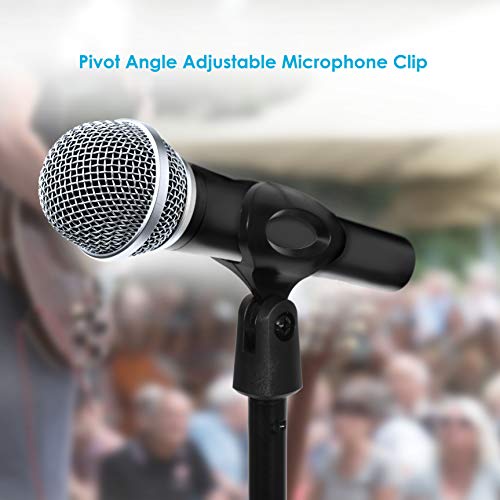 Microphone Stand - Universal Mic Mount with Heavy Compact Base