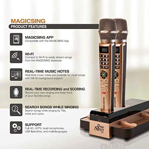 2020 Magic Sing E5+ 5145 Tagalog English songs + WIFI Karaoke Two Wireless