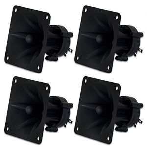 Goldwood Sound GT-1005 Piezo Horn Tweeters for Professional Audio Systems - Pack of 4, optimized for clear highs and broad dispersion.
