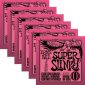 Ernie Ball Nickel Super Slinky Pink Electric Guitar Strings