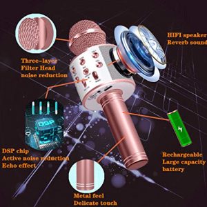 3-in-1 Wireless Bluetooth Karaoke Microphone - Your Portable Party Powerhouse! - Image 2
