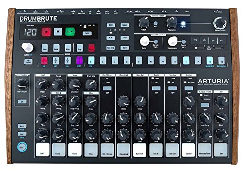 Arturia DrumBrute Analog Drum Synthesizer Bundle with MIDI Cable and Austin