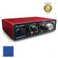 Focusrite Scarlett Solo USB Audio Interface with Red Plug-ins and 1 Year Extended