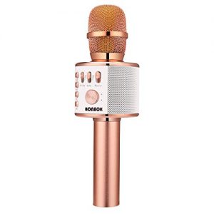 BONAOK Wireless Bluetooth Karaoke Microphone,3-in-1 Portable Handheld Karaoke