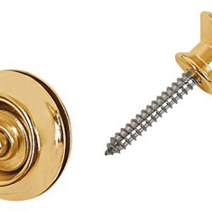 Dunlop Dual Design Straplok System, Brass