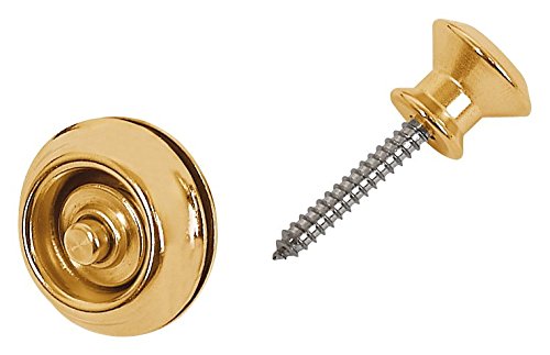 Dunlop Dual Design Straplok System, Brass
