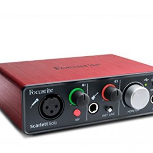 Focusrite Scarlett Solo USB Audio Interface with Red Plug-ins and 1 Year Extended - Image 2