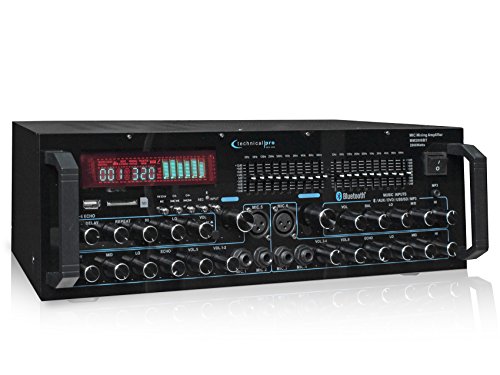 Technical Pro- 2000 Watts DJ Karaoke Mixer and Amplifier