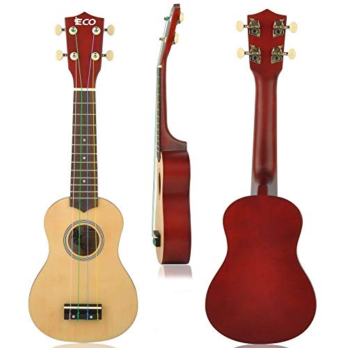 Soprano Ukulele Beginner Kit - 21 Inch w/How to play Songbook Carrying bag
