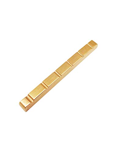 Guyker 43mm Guitar Nut Pre-Slotted - Brass Nuts Replacement