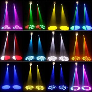 U`King 100W LED Moving Head Light Stage Effect Wash Lights 8 Gobos - Image 2