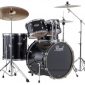 Pearl 5-Piece Export New Fusion Drum Set with Hardware - Jet Black