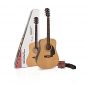 Fender Beginner Dreadnought Pack, Natural with Strings, Strap, and Picks