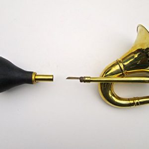Large Brass Bulb Horn - Image 3