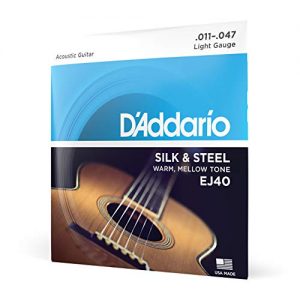 D'Addario EJ40 Silk & Steel Folk Guitar Strings