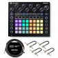 Novation Circuit Groovebox with Sample Import Bundle with 4 MXR Patch Cables