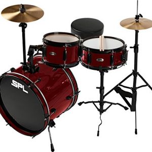 Sound Percussion Labs Lil Kicker - 3 Piece Jr Drum Set with Throne Wine Red - Image 2