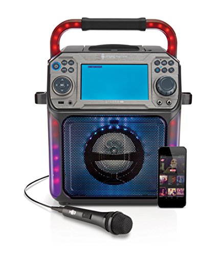 Singing Machine Groove XL Karaoke System with Voice Effects & Light Show