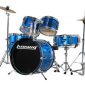 Ludwig Junior 5 Piece Drum Set with Cymbals (Blue)