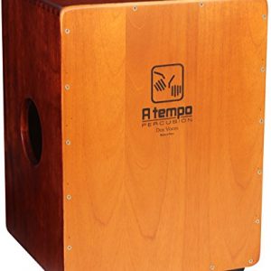 A Tempo Percussion Dos Voces (Two Voices) Cajon with Free Gig Bag