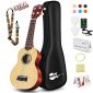 Soprano Ukulele Beginner Pack-21 Inch w/Rainbow String Gig Bag Fast Learn