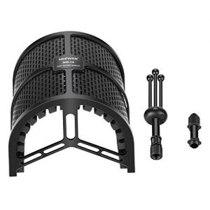 Neewer Tabletop Compact Microphone Isolation Shield with Tripod Stand - Image 2