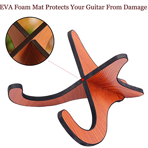 Ukulele Stand Wood Stand Folding Portable Stand for Mandolins and Violins